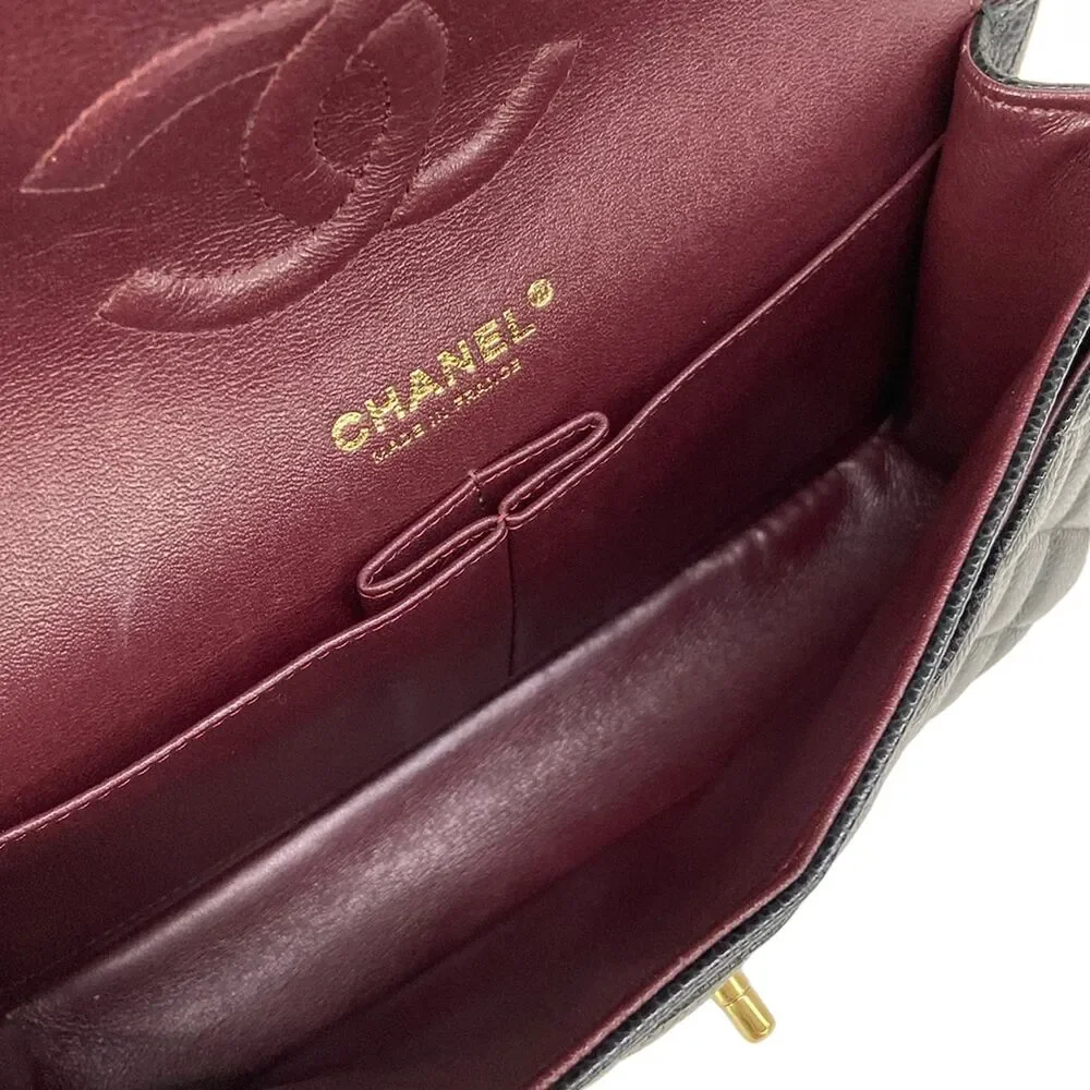 Chanel Double Flap Matelasse Shoulder Bag A01112